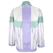 Adidas - White Embroidered Windbreaker 1990s X-Large Vintage Retro