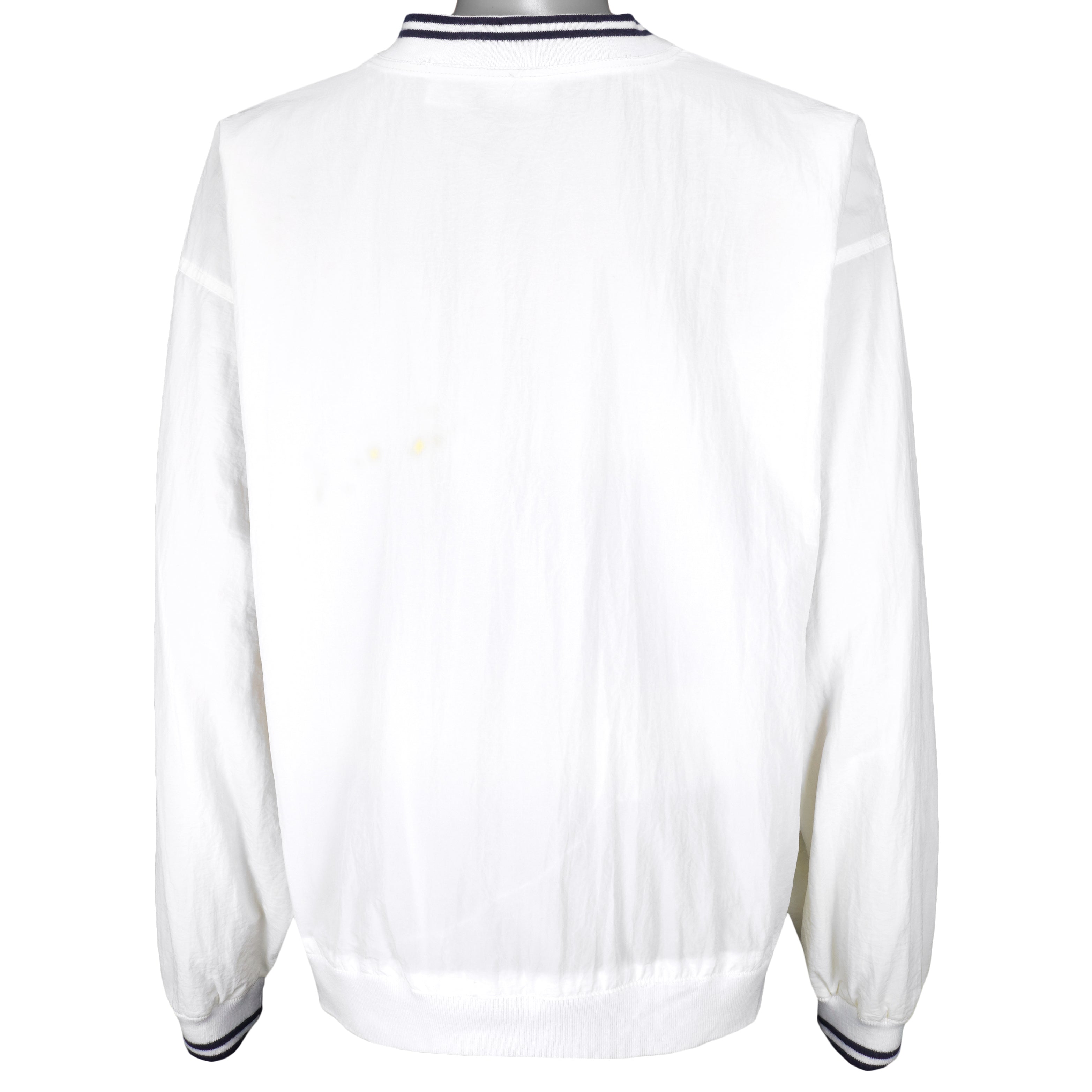 Reebok - Embroidered Pullover Windbreaker 1990s Large Vintage Retro
