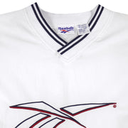 Reebok - Embroidered Pullover Windbreaker 1990s Large Vintage Retro