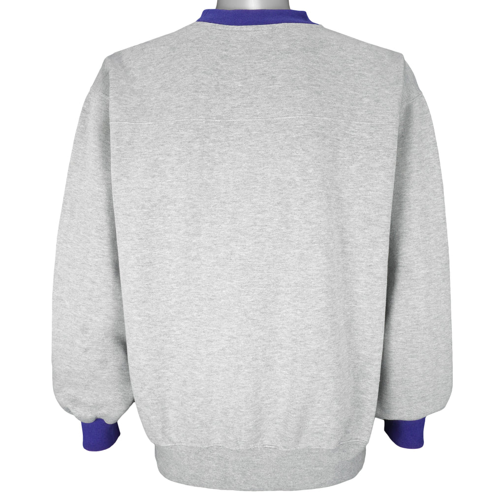 NFL - New York Giants Embroidered Crew Neck Sweatshirt 1990s Large Vintage Retro Football