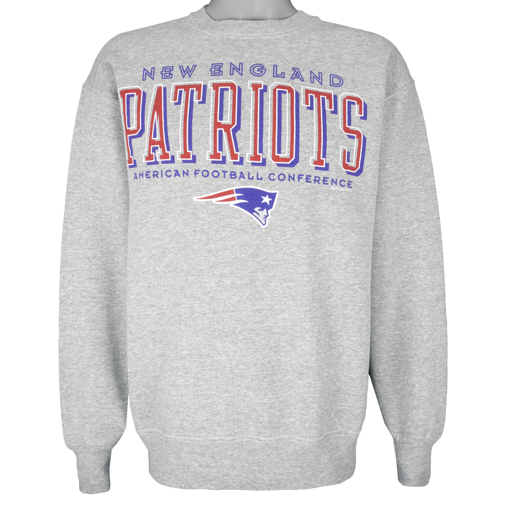 NFL (Pro Layer) - New England Patriots Sweatshirt 1997 Large Vintage Retro Football
