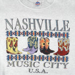 Vintage - Nashville Music City Sweatshirt 1990s Large Vintage Retro