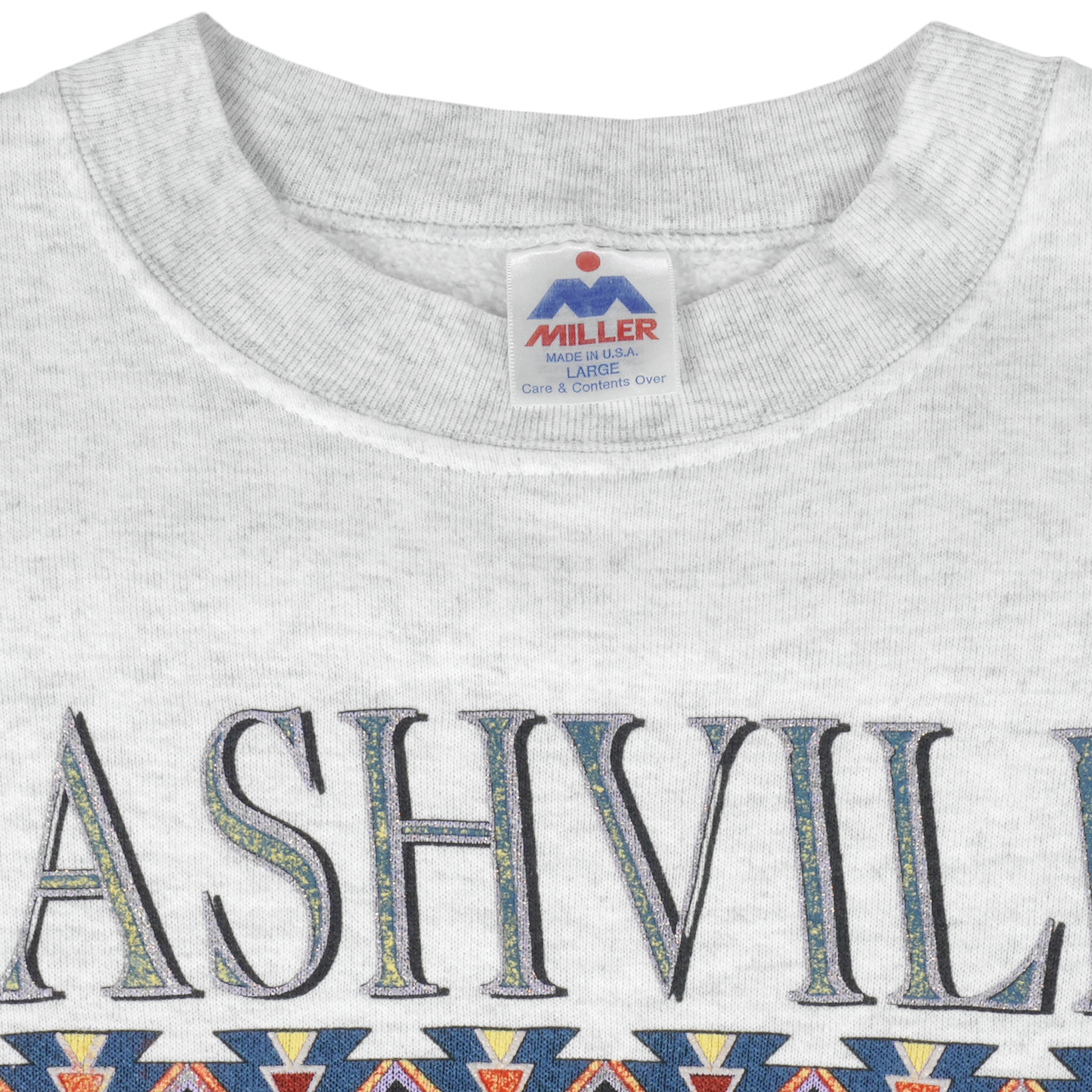 Vintage - Nashville Music City Sweatshirt 1990s Large Vintage Retro
