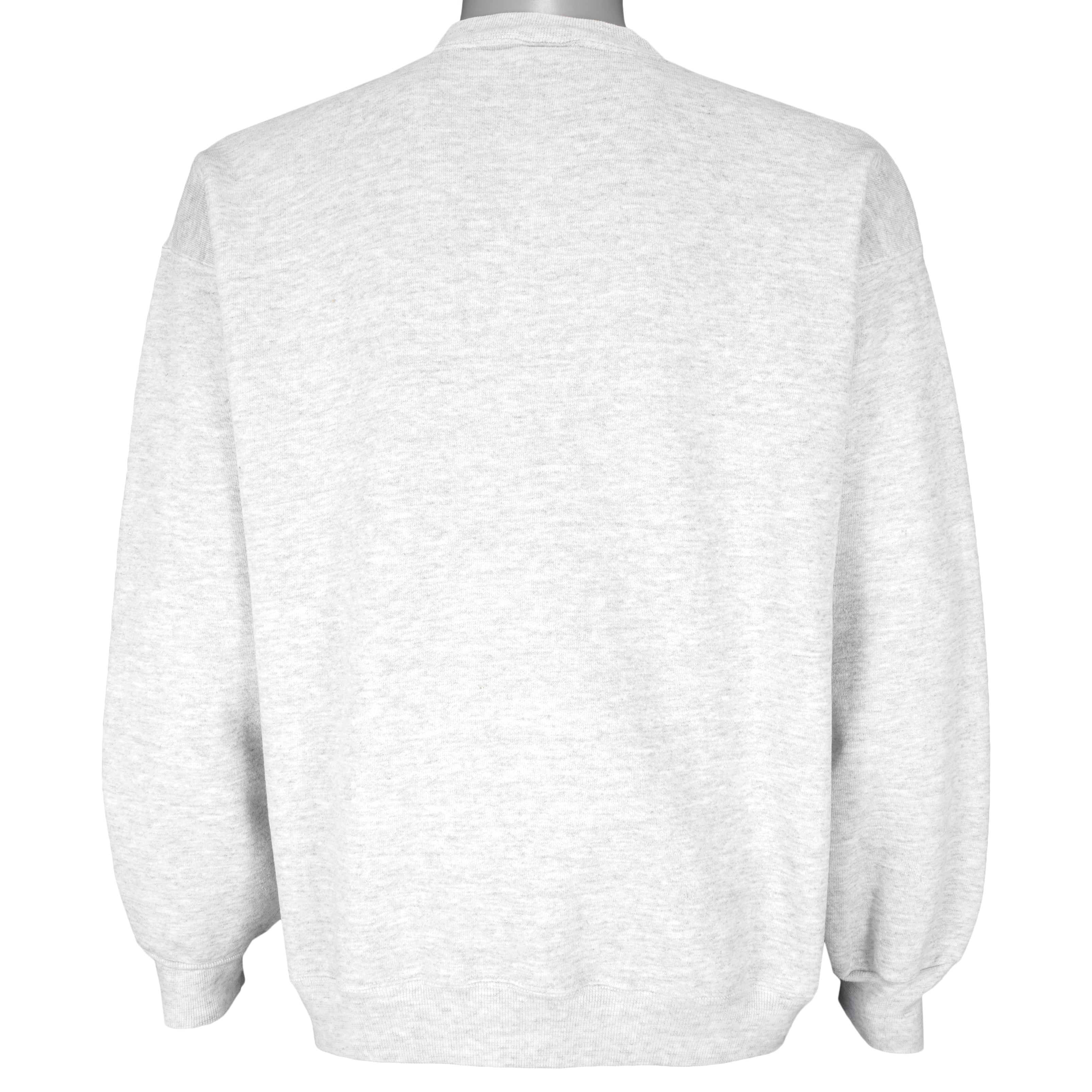 MLB (Logo 7) - Atlanta Braves Crew Neck Sweatshirt 1992 X-Large Vintage Retro Baseball