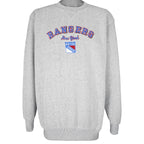 NHL (Dynasty) - New York Rangers Embroidered Sweatshirt 1990s Large Vintage Retro Hockey