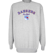 NHL (Dynasty) - New York Rangers Embroidered Sweatshirt 1990s Large Vintage Retro Hockey
