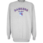 NHL (Dynasty) - New York Rangers Embroidered Sweatshirt 1990s Large Vintage Retro Hockey