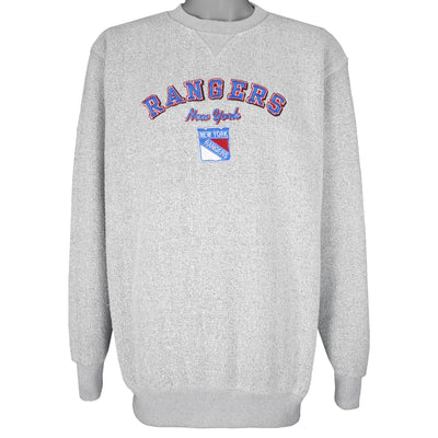 NHL (Dynasty) - New York Rangers Embroidered Sweatshirt 1990s Large