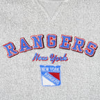 NHL (Dynasty) - New York Rangers Embroidered Sweatshirt 1990s Large Vintage Retro Hockey