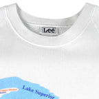 Vintage (Lee) - The Great Lakes, Michigan Crew Neck Sweatshirt 1990s Large Vintage Retro