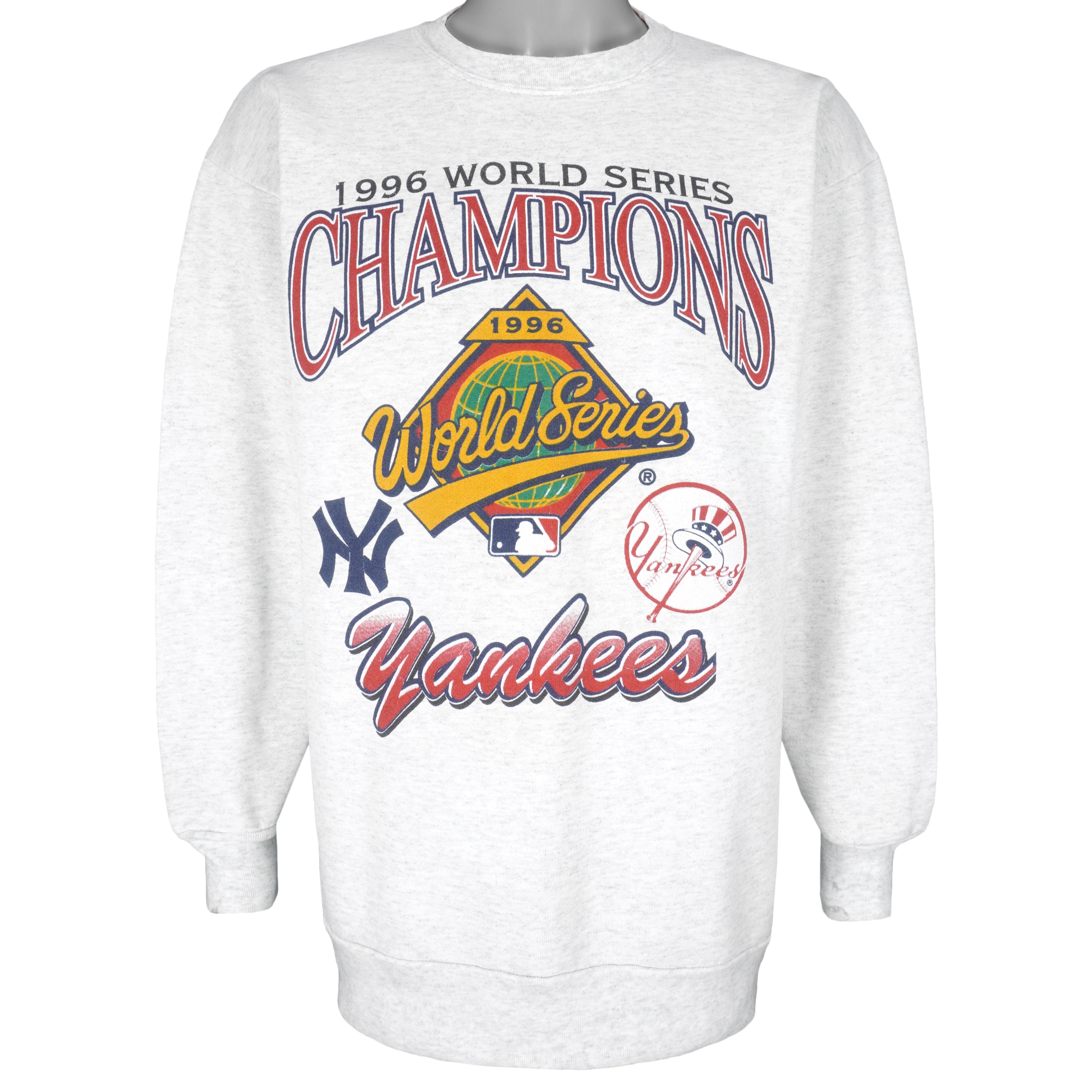 MLB - New York Yankees Crew Neck Sweatshirt 1996 Large Vintage Retro Baseball