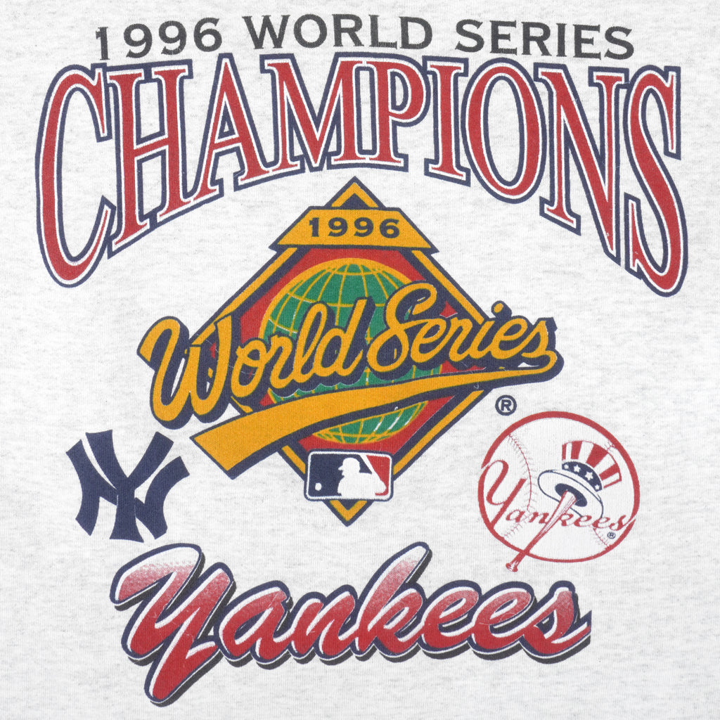 MLB - New York Yankees Crew Neck Sweatshirt 1996 Large Vintage Retro Baseball