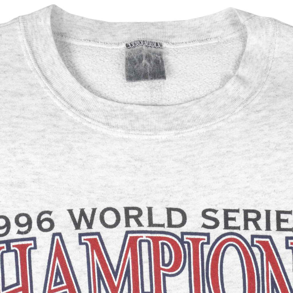 MLB - New York Yankees Crew Neck Sweatshirt 1996 Large Vintage Retro Baseball
