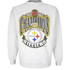 NFL - Pittsburgh Steelers, AFC Champions Sweatshirt 1995 Large Vintage Retro Football