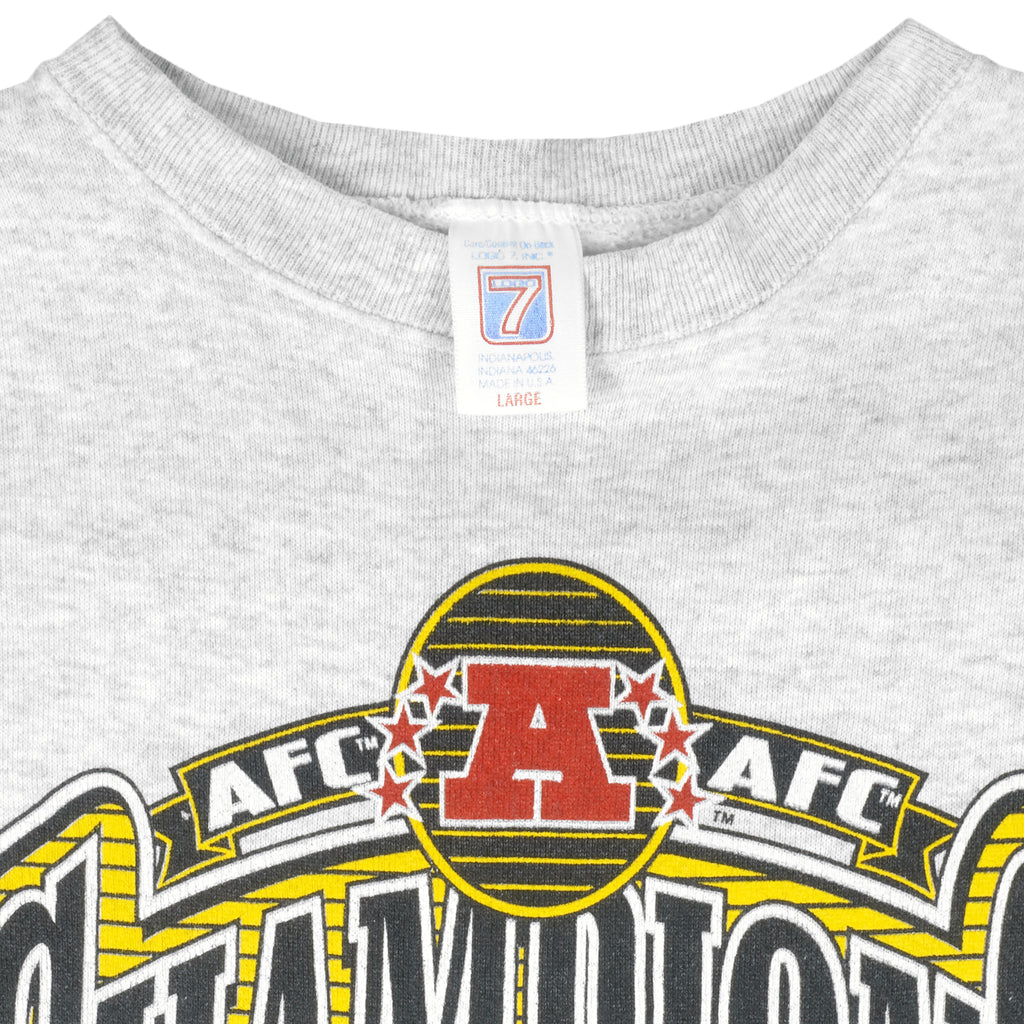 NFL - Pittsburgh Steelers, AFC Champions Sweatshirt 1995 Large Vintage Retro Football