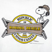 Vintage - Snoopy, Republic Of Banana Beagle Crew Neck Sweatshirt 1990s Large Vintage Retro