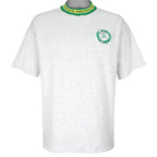 NBA (Trench) - Grey Boston Celtics T-Shirt 1990s X-Large Vintage Retro Basketball