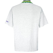 NBA (Trench) - Grey Boston Celtics T-Shirt 1990s X-Large Vintage Retro Basketball