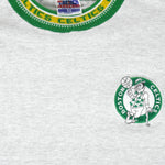 NBA (Trench) - Grey Boston Celtics T-Shirt 1990s X-Large Vintage Retro Basketball