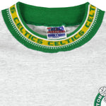 NBA (Trench) - Grey Boston Celtics T-Shirt 1990s X-Large Vintage Retro Basketball