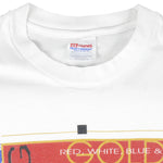 Vintage (Hanes) - White USA Olympic Team T-Shirt 1990s Medium Vintage Retro