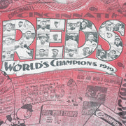MLB - Cincinnati Reds World Champions T-Shirt 1990s Large Vintage Retro Baseball