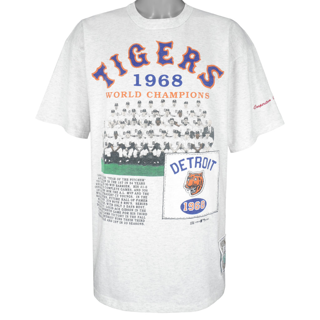 MLB - Detroit Tigers World Series Champions T-Shirt 1993 X-Large Vintage Retro Baseball