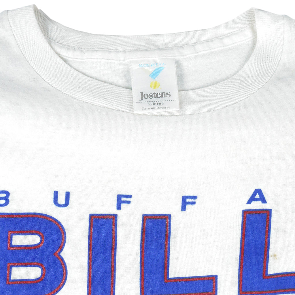 NFL (Jostens) - Buffalo Bills T-Shirt 1990s X-Large Vintage Retro Football 
