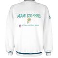 NFL (Pro Line) - Miami Dolphins Embroidered Sweatshirt 1990s Medium Vintage Retro Football