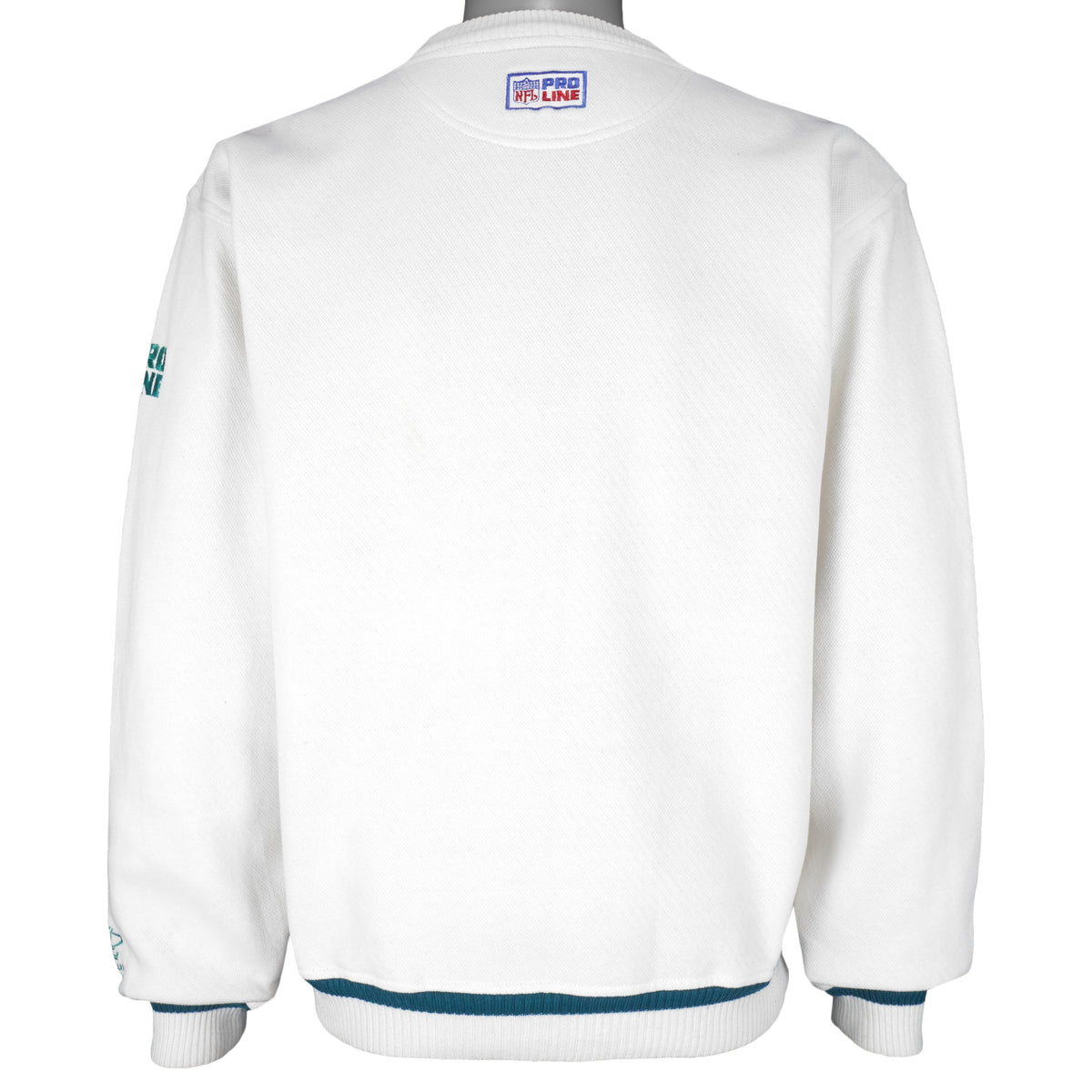 NFL (Pro Line) - Miami Dolphins Embroidered Sweatshirt 1990s Medium Vintage Retro Football
