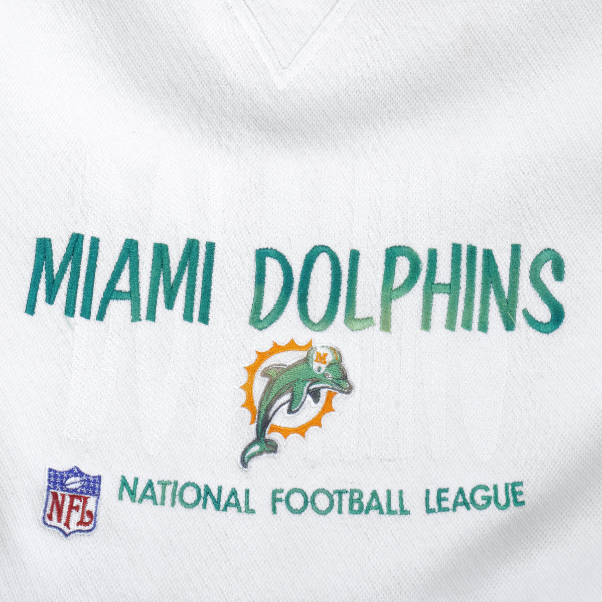 NFL (Pro Line) - Miami Dolphins Embroidered Sweatshirt 1990s Medium Vintage Retro Football