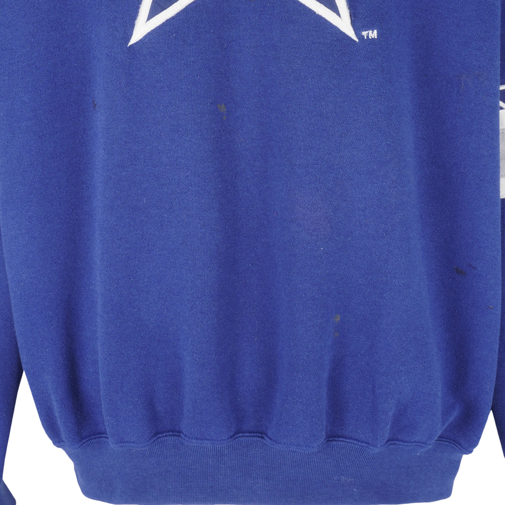 Starter - Dallas Cowboys Big Logo Sweatshirt 1990s X-Large Vintage Retro Football