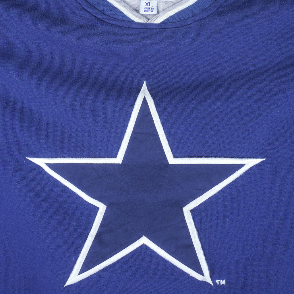 Starter - Dallas Cowboys Big Logo Sweatshirt 1990s X-Large Vintage Retro Football