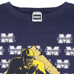 NCAA (Tultex) - Michigan Wolverines Big Logo Sweatshirt 1990s XX-Large Vintage Retro College Football