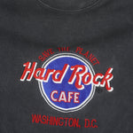 Vintage (Hard Rock) - Washington D.C Embroidered Crew Neck Sweatshirt 1990s Large Vintage Retro
