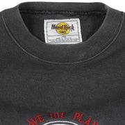 Vintage (Hard Rock) - Washington D.C Embroidered Crew Neck Sweatshirt 1990s Large Vintage Retro