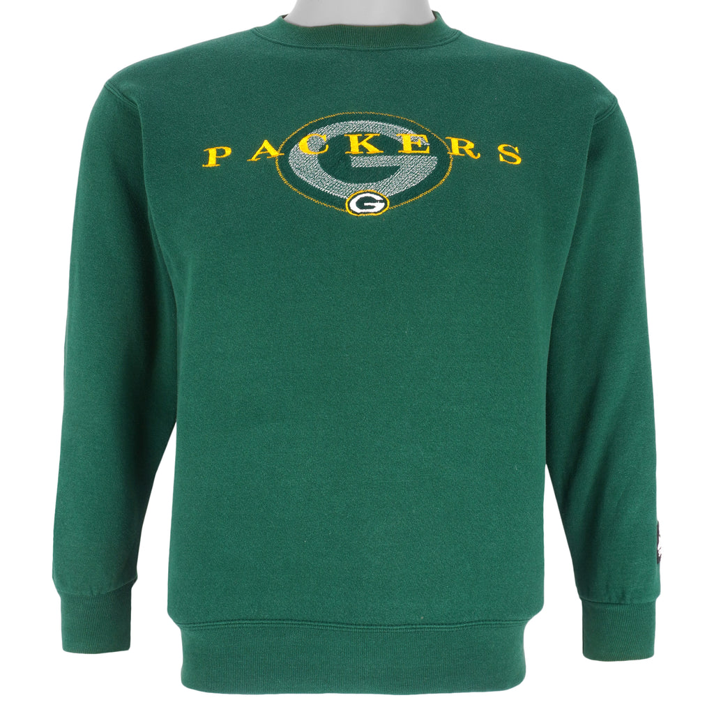 Starter - Green Bay Packers Embroidered Crew Neck Sweatshirt 1990s Medium Vintage Retro Football