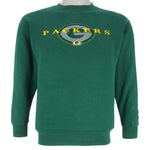 Starter - Green Bay Packers Embroidered Crew Neck Sweatshirt 1990s Small Youth