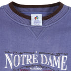 NCAA - Notre Dame Fighting Irish Knute Rockne Sweatshirt 1990s Large Vintage Retro College Football