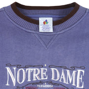 NCAA - Notre Dame Fighting Irish Knute Rockne Sweatshirt 1990s Large Vintage Retro College Football