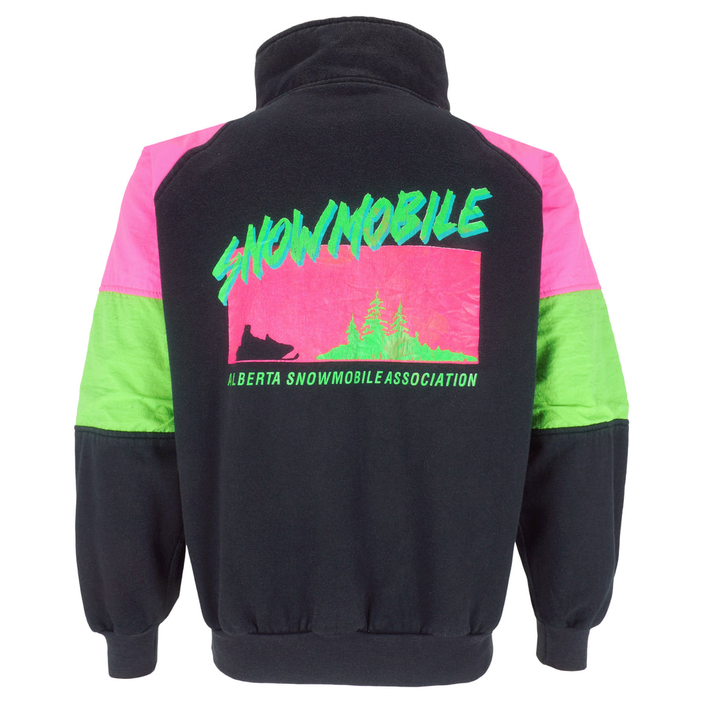 Vintage - Alberta Snowmobile Association Sweatshirt 1990 Medium Vintage Retro