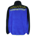 Nautica - Competition Embroidered Fleece Sweatshirt 1990s Large Vintage Retro