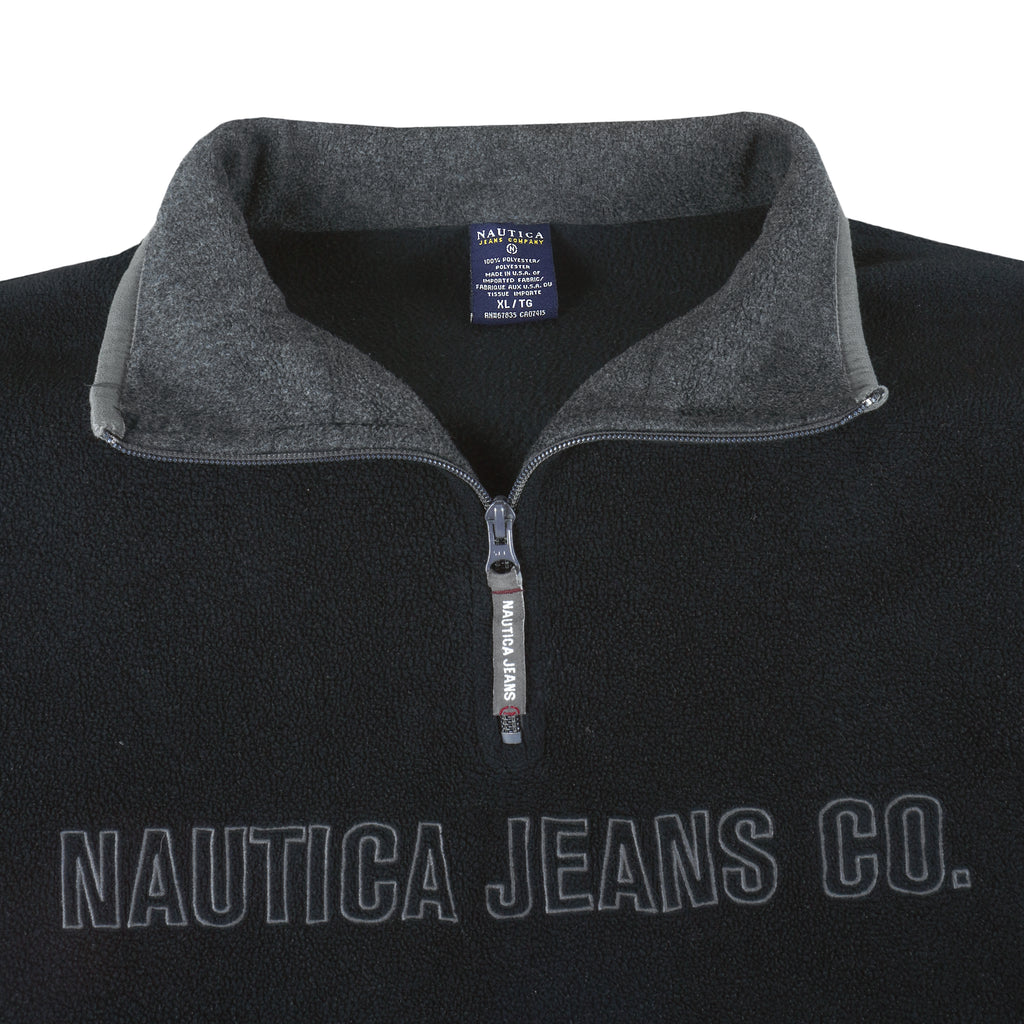 Nautica - Jeans Co. Fleece Sweatshirt 1990s X-Large Vintage Retro