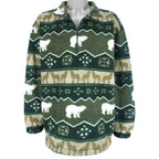 Vintage (John Weitz) - Animals Fleece Sweatshirt 1990s X-Large Vintage Retro