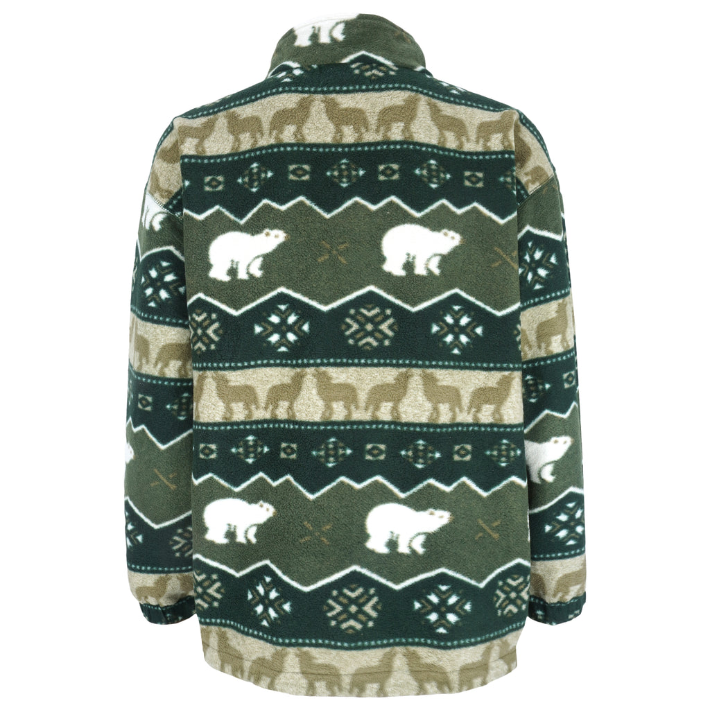Vintage (John Weitz) - Animals Fleece Sweatshirt 1990s X-Large Vintage Retro