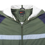 Nike - ฺZip-Up Hooded Windbreaker 1990s Medium Vintage Retro