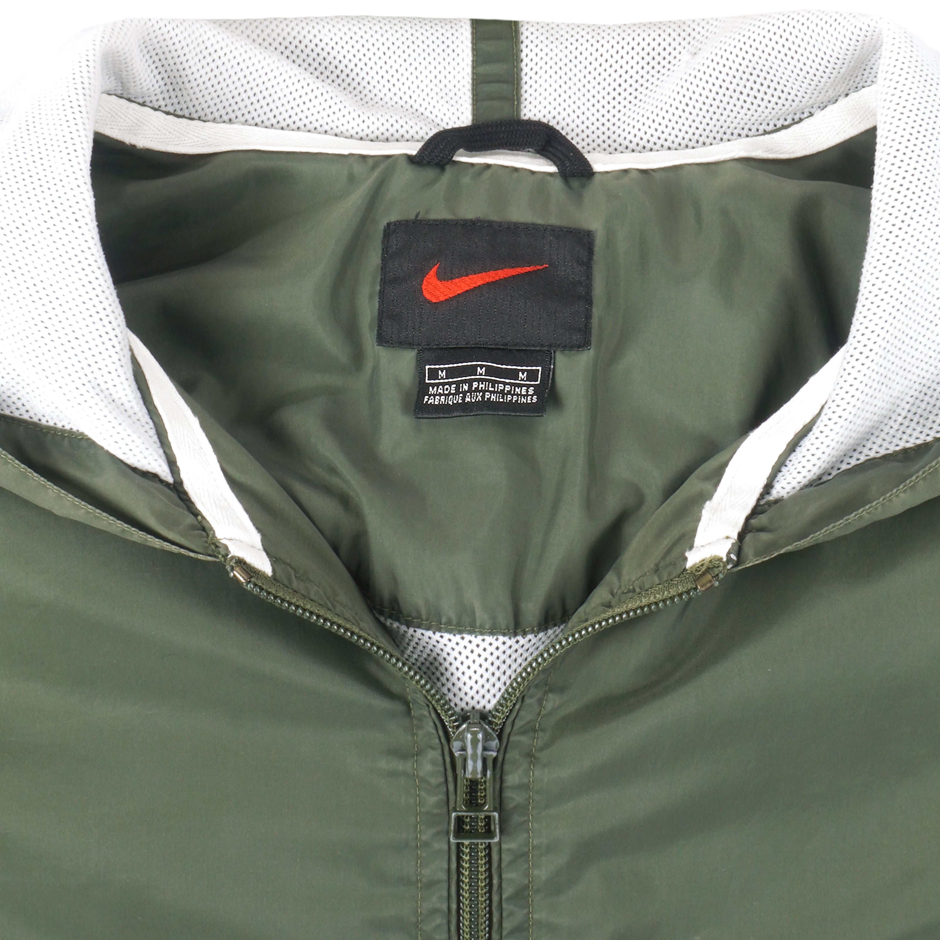 Nike - ฺZip-Up Hooded Windbreaker 1990s Medium Vintage Retro