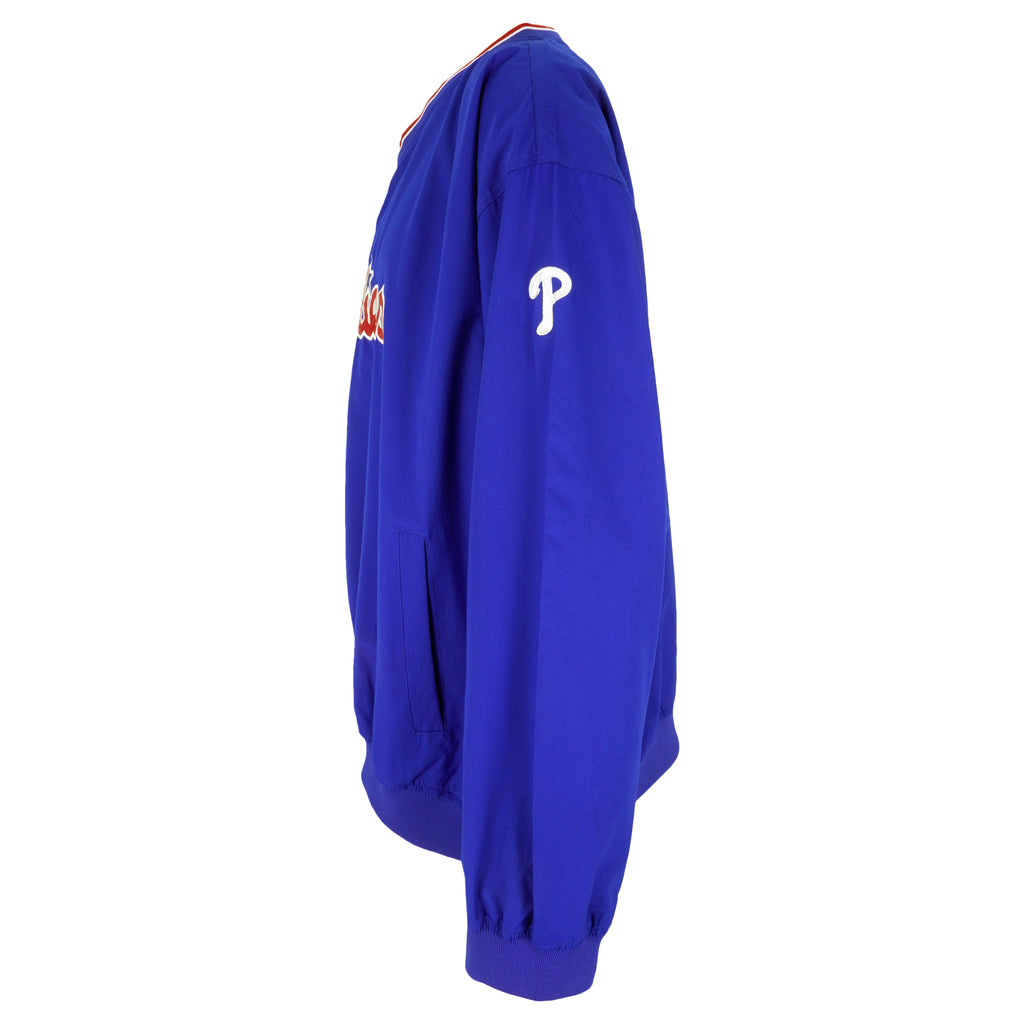 Nike - Philadelphia Phillies Pullover Windbreaker 1990s X-Large Vintage Retro Baseball