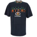 NCAA - Miami Hurricanes Embroidered T-Shirt 1990s X-Large Vintage Retro Collage