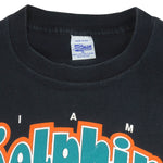 NFL (Salem) - Miami Dolphins T-Shirt 1992 X-Large Vintage Retro Football